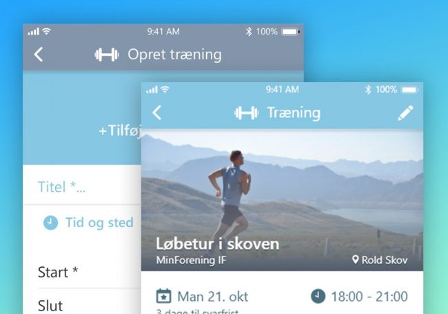 Oversigt med kalender